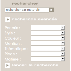 Exemple de moteur de recherche avancée