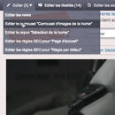 FrontEdit, l'éditeur de contenu via le front office
