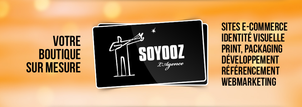 Votre boutique sur mesure avec l'agence Soyooz